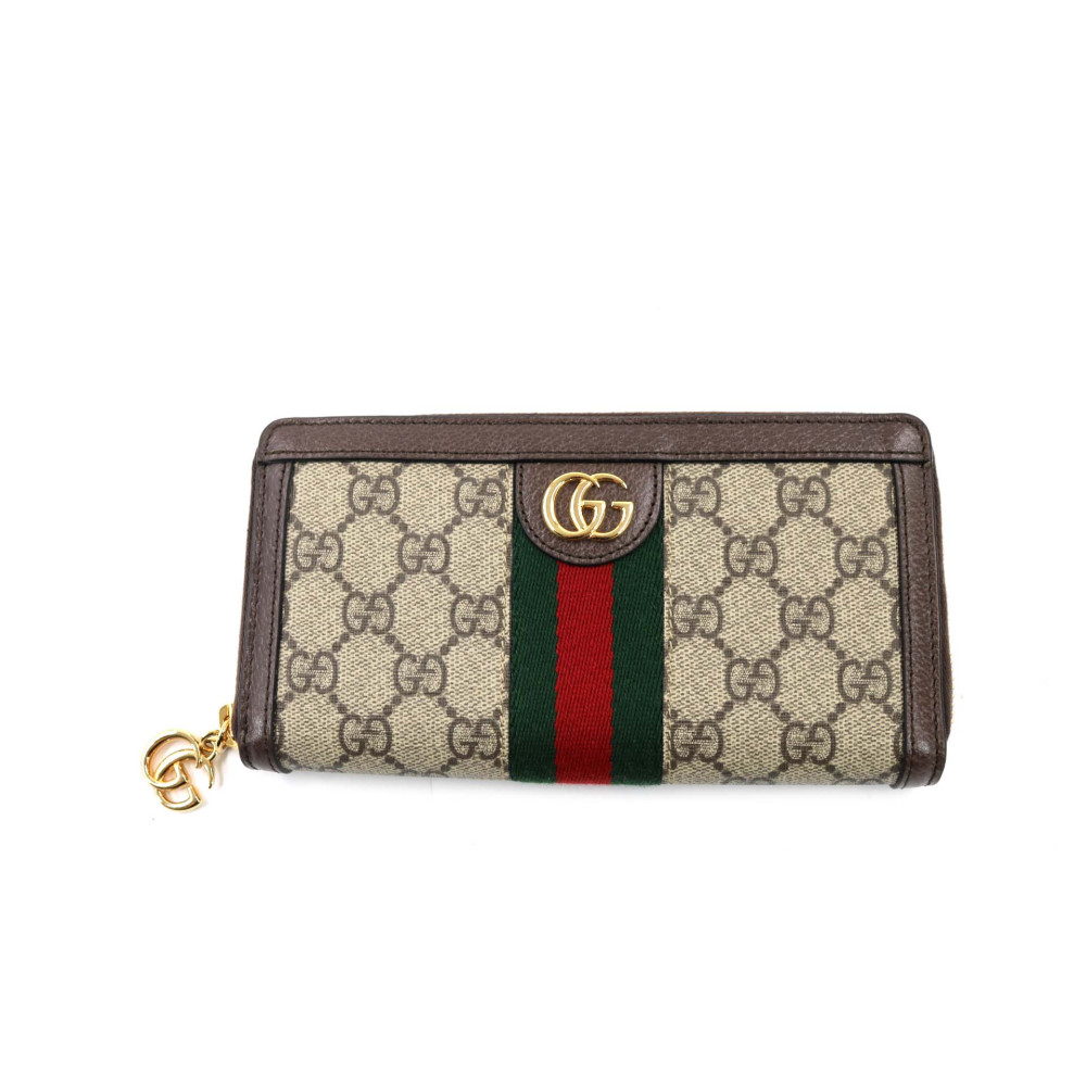 Gucci Portafoglio Ophidia GG Beige