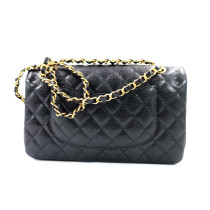 Chanel 11.12 Pelle Caviar Nera