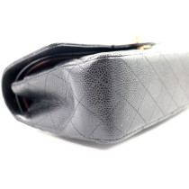 Chanel 11.12 Pelle Caviar Nera