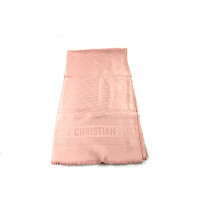 Dior Stola Oblique Lana e Seta Rosa