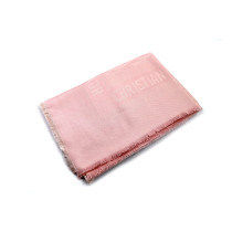 Dior Stola Oblique Lana e Seta Rosa