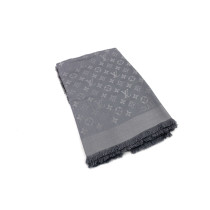 Louis Vuitton Stola Seta e Lana Monogram Grigio