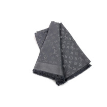 Louis Vuitton Stola Seta e Lana Monogram Grigio