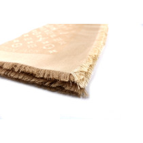 Louis Vuitton Stola Seta e Lana Beige e Avorio