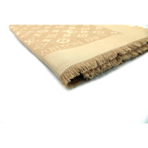 Louis Vuitton Stola Seta e Lana Beige e Avorio
