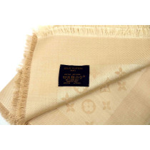 Louis Vuitton Stola Seta e Lana Beige e Avorio