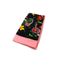 Gucci Foulard Seta Rosa e Multicolor