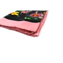 Gucci Foulard Seta Rosa e Multicolor