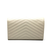 Saint Laurent Cassandre Pelle Bianca