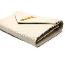 Saint Laurent Cassandre Pelle Bianca