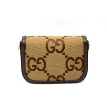 Gucci Horsebit 1955 Jumbo GG Beige