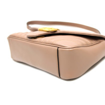Gucci Marmont Media Pelle Beige
