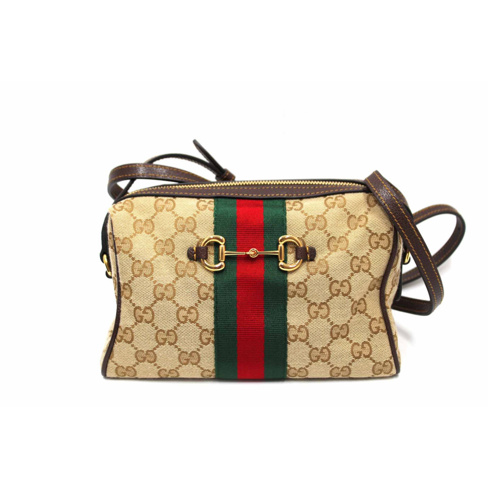 Gucci Camera Bag Horsebit GG Beige