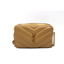 Saint Laurent Camera Bag Lou Lou Pelle Natural Tan