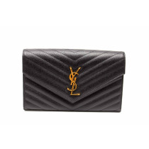 Saint Laurent Cassandre Pelle Nera
