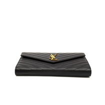 Saint Laurent Cassandre Pelle Nera