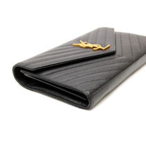 Saint Laurent Cassandre Pelle Nera