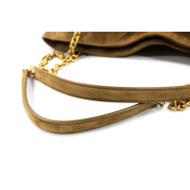 Saint Laurent Jamie Shopping Piccola Suede Golden Leaf