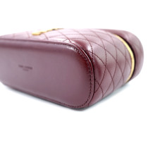 Saint Laurent Gaby Vanity Bag Pelle Bordeaux