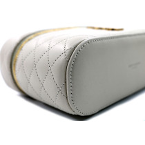 Saint Laurent Gaby Vanity Bag Pelle Bianca