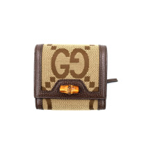 Gucci Portafoglio Diana Bamboo GG Jumbo Beige