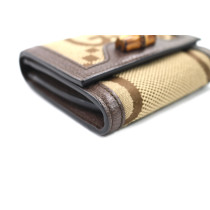 Gucci Portafoglio Diana Bamboo GG Jumbo Beige