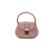 Miu Miu Pochette Pelle Matelassè Glicine