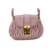 Miu Miu Pochette Pelle Matelassè Glicine