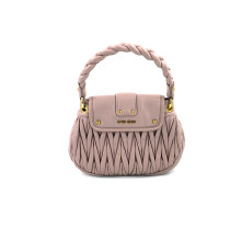Miu Miu Pochette Pelle Matelassè Glicine