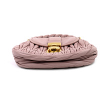Miu Miu Pochette Pelle Matelassè Glicine