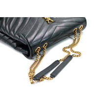 Saint Laurent Lou Lou Media Pelle Nera