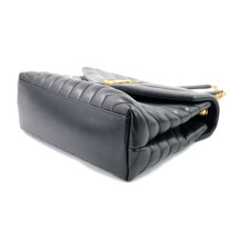 Saint Laurent Lou Lou Media Pelle Nera