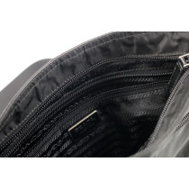 Prada Tracolla Tela Vela Nera