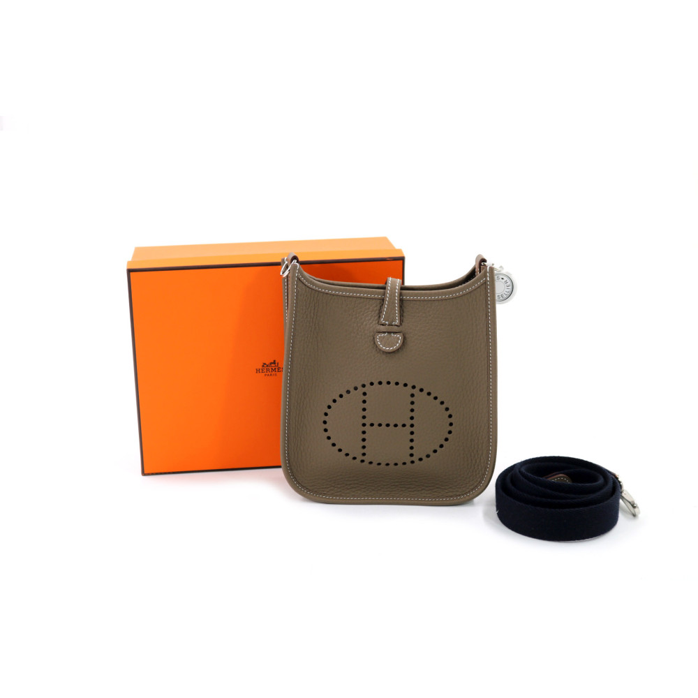 Hermes Evelyne 16 Pelle Grigia