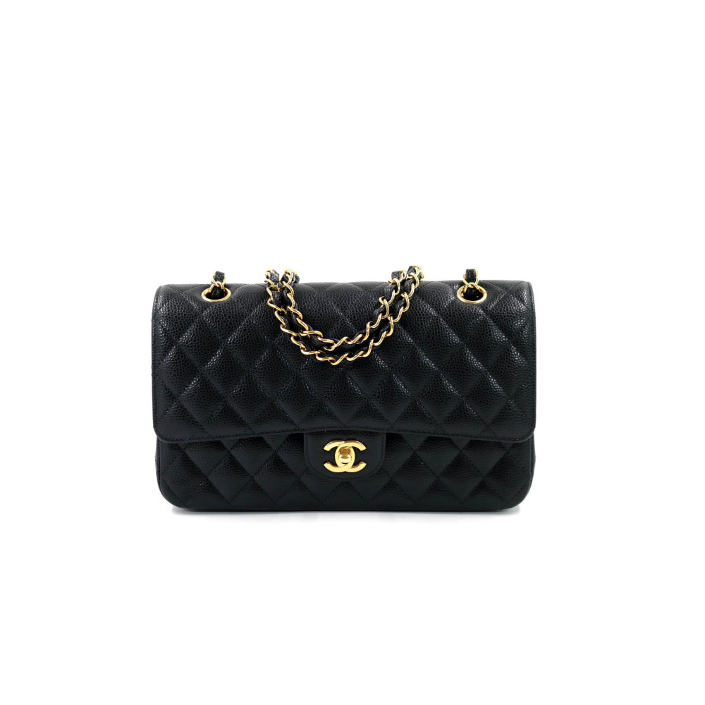Chanel Classic Double Flap Pelle Nera
