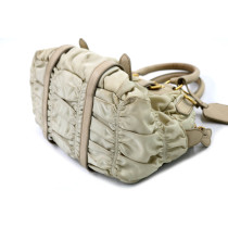 Prada Gauffre Nylon Bianco