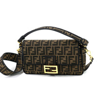Fendi Baguette Jacquard Marrone