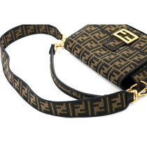 Fendi Baguette Jacquard Marrone