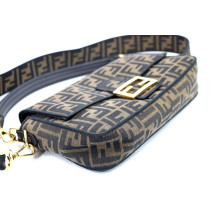 Fendi Baguette Jacquard Marrone