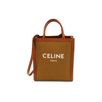 Celine Tote Bag Tessuto Marrone