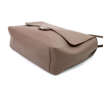 Chanel Maxi Flap Pelle Tortora