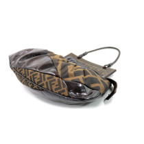 Fendi Tote Bag Vintage Zucca Marrone
