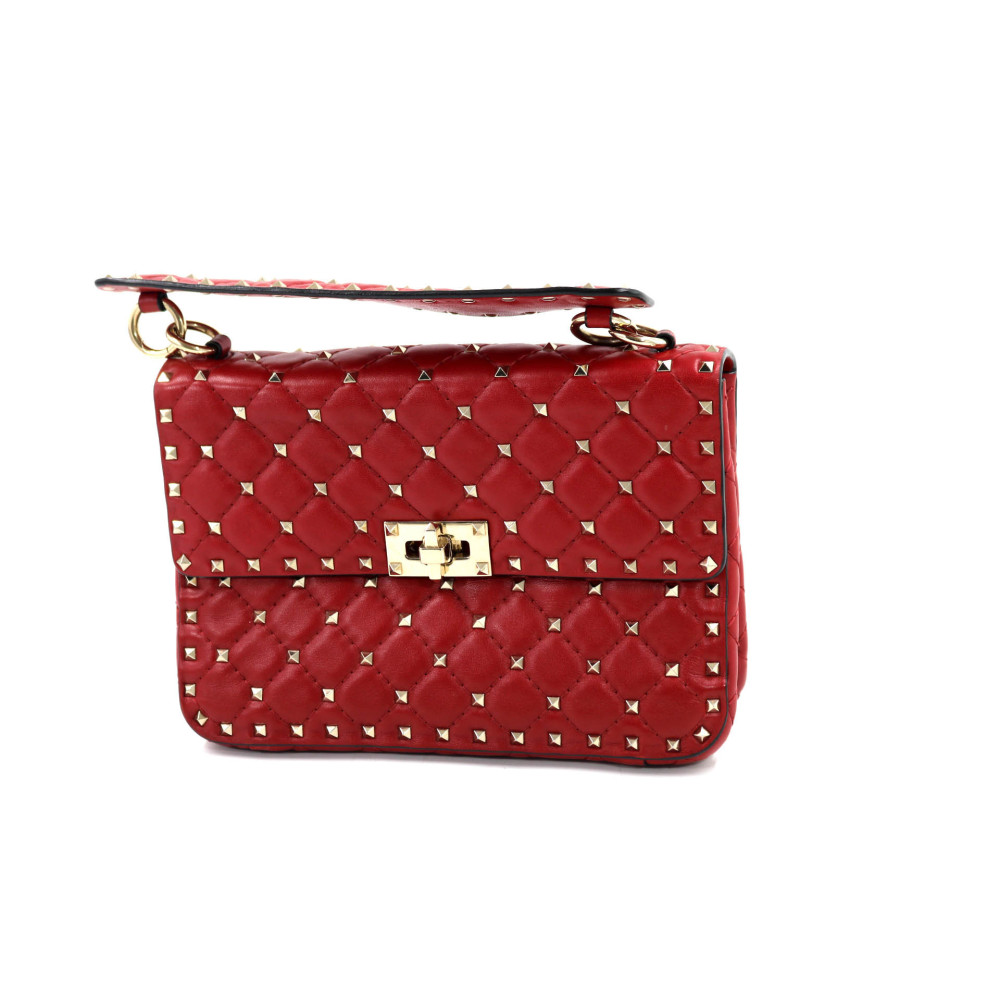 Valentino Spike Pelle Rossa