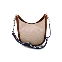 Valentino Tracolla Tessuto Marrone