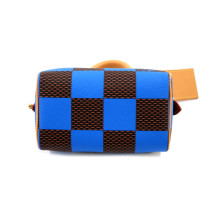 Louis Vuitton Speedy Mini Tela Marrone e Blu