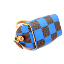 Louis Vuitton Speedy Mini Tela Marrone e Blu