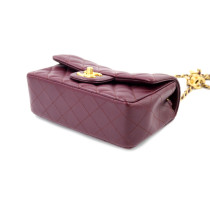Chanel Rectangular Pelle Bordeaux