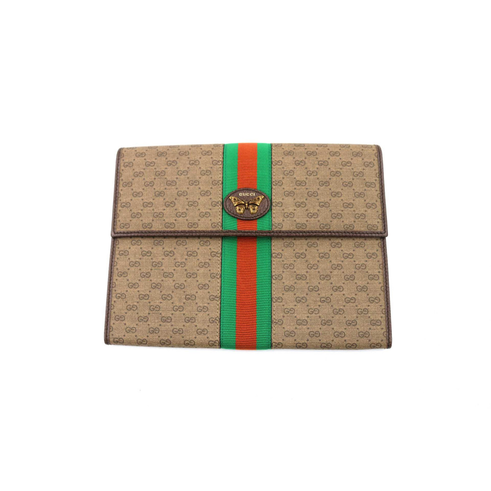 Gucci Bustina Pelle Marrone