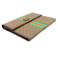 Gucci Bustina Pelle Marrone