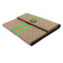 Gucci Bustina Pelle Marrone